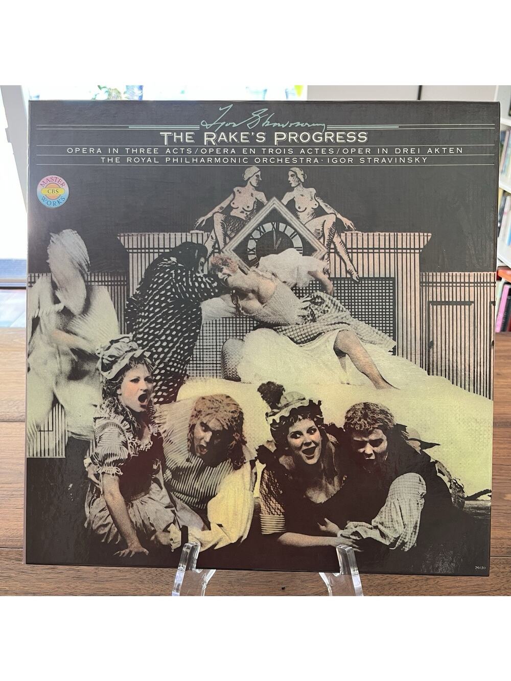 Igor Stravinsky The Rake's Progress Opera In Three Acts 3xLP Box 1981 CBS 79346